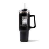 Mug isotherme Noir Montagne M'attends J'peux pas