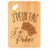 Planche bambou gravée personnalisée femme homme idée cadeau Fête des Mères Fête des Pères apéro papa maman prénom cuisine plateau fromage