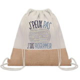 Sac Fête des Mères Mamie Cadeau anniversaire Noël Travail Métier Départ Retraite Collègue Femme Homme Fête des Pères Papa Maman Papi cabas shopping plage