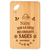 Planche à découper cadeau Noël famille amis papa maman mamie papi, idée cadeau apéro et cuisine, Secret Santa