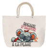 Sac Fête des Mères Mamie Famille Idée Cadeau anniversaire Noël Travail Boulot Métier Départ Retraite Collègue Femme cabas shopping plage