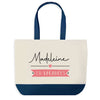Sac de shopping bleu Madeleine en Vacances