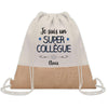 Sac Fête des Pères Papi Papa Cadeau anniversaire Noël Travail Boulot Métier Départ Retraite Collègue Homme cabas shopping plage