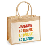 Sac Fête des Mères Mamie MAman Soeur Femme Famille Idée Cadeau anniversaire Noël Travail Boulot Métier Départ Retraite Collègue Femme cabas shopping plage