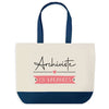 Sac de shopping bleu Archiviste en Vacances