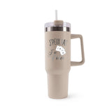 Mug isotherme Beige Poker J'peux pas