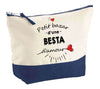 Pochette Trousse Fête des Mères Fêtes des Pères Mamie Papi Famille Idée Cadeau anniversaire Noël Travail Boulot Métier Départ Retraite Collègue Femme Homme