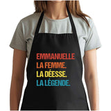 Cadeau Cuisinier cuisinière mère maman papa père mamie papi Vêtement Blouse de protection Barbecue Jardinage Tablier de Travail Tâches ménagères 