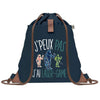 sac a dos bleu coton recycle avec pochette idee cadeau originale pour collegue ami prof ou membre de la famille cadeau mixte noel anniversaire secret santa ou depart au travail sac leger pratique et ecologique design breton moderne
