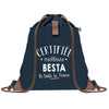 sac a dos femme bleu coton recycle avec pochette cadeau original pour collegue amie prof ou soeur idee cadeau femme noel anniversaire secret santa ou depart a la retraite sac pratique chic et ecoresponsable design breton elegant