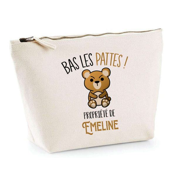 Trousse pochette de rangement maquillage Fête des Mères Mamie Famille Idée Cadeau anniversaire Noël Travail Boulot Métier Départ Retraite Collègue Femme