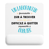 Tapis de souris ergonomique avec repose-poignet, accessoire bureau pour femme et homme, fête des pères, cadeau pas cher, idée cadeau fête des mères, secret santa, départ à la retraite, télétravail et gaming