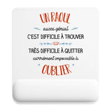 Tapis de souris ergonomique avec repose-poignet, accessoire bureau pour femme et homme, fête des pères, cadeau pas cher, idée cadeau fête des mères, secret santa, départ à la retraite, télétravail et gaming