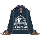 sac a dos bleu coton recycle avec pochette idee cadeau originale pour collegue ami prof ou membre de la famille cadeau mixte noel anniversaire secret santa ou depart au travail sac leger pratique et ecologique design breton moderne