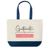 Sac de shopping bleu Guitariste en Vacances