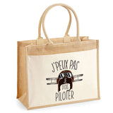 Sac Fête des Mères Mamie Famille Idée Cadeau anniversaire Noël Travail Boulot Métier Départ Retraite Collègue Femme cabas shopping plage Homme Papa Papi Pères Frère
