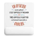 Tapis de souris ergonomique avec repose-poignet, accessoire bureau pour femme et homme, fête des pères, cadeau pas cher, idée cadeau fête des mères, secret santa, départ à la retraite, télétravail et gaming