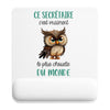 Tapis de souris ergonomique avec repose-poignet, accessoire bureau pour femme et homme, fête des pères, cadeau pas cher, idée cadeau fête des mères, secret santa, départ à la retraite, télétravail et gaming