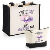 Cabas homme ou femme sac plage ou shopping tote bag pochette trousse Idée cadeau original pour anniversaire Noël travail départ retraite collègue famille fete des mères fetes des pères papa maman mamie papi