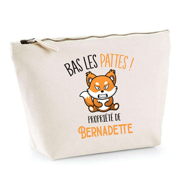 Trousse pochette de rangement maquillage Fête des Mères Mamie Famille Idée Cadeau anniversaire Noël Travail Boulot Métier Départ Retraite Collègue Femme