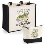 Cabas homme ou femme sac plage ou shopping tote bag pochette trousse Idée cadeau original pour anniversaire Noël travail départ retraite collègue famille fete des mères fetes des pères papa maman mamie papi