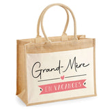 Sac Fête des Mères Mamie MAman Soeur Femme Famille Idée Cadeau anniversaire Noël Travail Boulot Métier Départ Retraite Collègue Femme cabas shopping plage