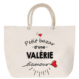 Sac Fête des Mères Mamie Famille Idée Cadeau anniversaire Noël Travail Boulot Métier Départ Retraite Collègue Femme cabas shopping plage