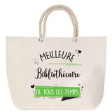Sac Fête des Mères Mamie Famille Idée Cadeau anniversaire Noël Travail Boulot Métier Départ Retraite Collègue Femme cabas shopping plage