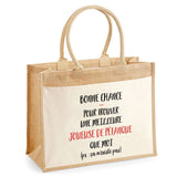 Sac Fête des Mères Mamie MAman Soeur Femme Famille Idée Cadeau anniversaire Noël Travail Boulot Métier Départ Retraite Collègue Femme cabas shopping plage