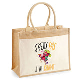 Sac Fête des Mères Mamie Famille Idée Cadeau anniversaire Noël Travail Boulot Métier Départ Retraite Collègue Femme cabas shopping plage Homme Papa Papi Pères Frère