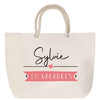 Sac Fête des Mères Mamie Famille Idée Cadeau anniversaire Noël Travail Boulot Métier Départ Retraite Collègue Femme cabas shopping plage