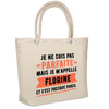 Sac Fête des Mères Mamie Famille Idée Cadeau anniversaire Noël Travail Boulot Métier Départ Retraite Collègue Femme cabas shopping plage