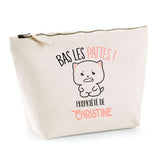 Trousse pochette de rangement maquillage Fête des Mères Mamie Famille Idée Cadeau anniversaire Noël Travail Boulot Métier Départ Retraite Collègue Femme