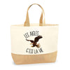 Sac Jute Fête des Mères Fêtes des Pères Mamie Papi Famille Idée Cadeau anniversaire Noël Travail Boulot Métier Départ Retraite Collègue Femme Homme