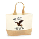 Sac Jute Fête des Mères Fêtes des Pères Mamie Papi Famille Idée Cadeau anniversaire Noël Travail Boulot Métier Départ Retraite Collègue Femme Homme