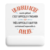 Tapis de souris ergonomique avec repose-poignet, accessoire bureau pour femme et homme, fête des pères, cadeau pas cher, idée cadeau fête des mères, secret santa, départ à la retraite, télétravail et gaming