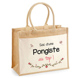 Sac Fête des Mères Mamie MAman Soeur Femme Famille Idée Cadeau anniversaire Noël Travail Boulot Métier Départ Retraite Collègue Femme cabas shopping plage
