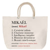 Sac Fête des Mères Mamie Famille Idée Cadeau anniversaire Noël Travail Boulot Métier Départ Retraite Collègue Femme cabas shopping plage