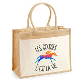 Sac Fête des Mères Mamie MAman Soeur Femme Famille Idée Cadeau anniversaire Noël Travail Boulot Métier Départ Retraite Collègue Femme cabas shopping plage