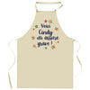 Cadeau Cuisinier cuisinière mère maman papa père mamie papi Vêtement Blouse de protection Barbecue Jardinage Tablier de Travail Tâches ménagères 