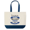 Sac de shopping bleu Parrain Superman