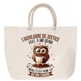 Sac Fête des Mères Mamie Famille Idée Cadeau anniversaire Noël Travail Boulot Métier Départ Retraite Collègue Femme cabas shopping plage