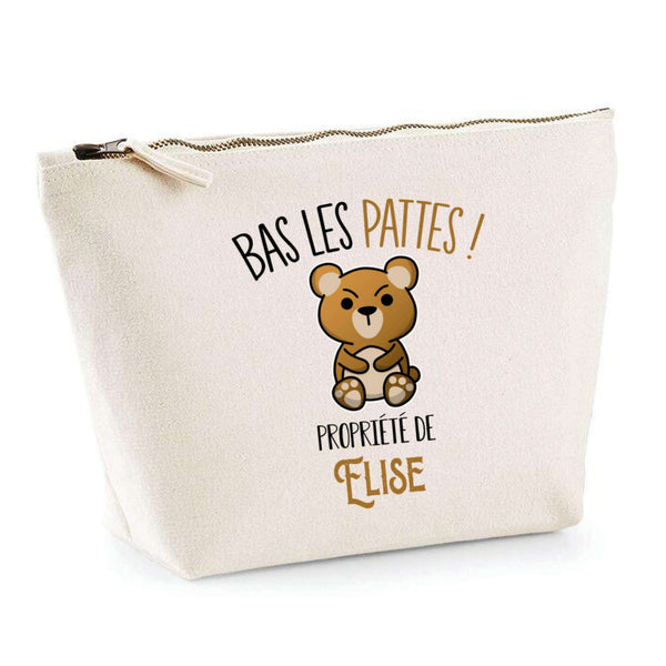 Trousse pochette de rangement maquillage Fête des Mères Mamie Famille Idée Cadeau anniversaire Noël Travail Boulot Métier Départ Retraite Collègue Femme