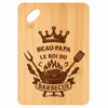 Planche bambou gravée personnalisée homme idée cadeau Fête des Pères apéro 30×20 prénom cuisine plateau fromage anniversaire noel papa papi 