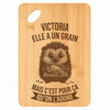 Planche bambou gravée personnalisée femme idée cadeau Fête des Mères apéro 30×20 prénom cuisine plateau fromage anniversaire noel maman mamie