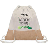 Sac Fête des Pères Papi Papa Cadeau anniversaire Noël Travail Boulot Métier Départ Retraite Collègue Homme cabas shopping plage