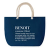 Sac de plage Bleu anse corde Benoit Définition Homme