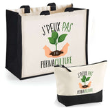 Cabas homme ou femme sac plage ou shopping tote bag pochette trousse Idée cadeau original pour anniversaire Noël travail départ retraite collègue famille fete des mères fetes des pères papa maman mamie papi