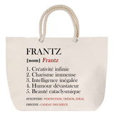 Sac Fête des Mères Mamie Famille Idée Cadeau anniversaire Noël Travail Boulot Métier Départ Retraite Collègue Femme cabas shopping plage