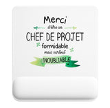 Tapis de souris ergonomique avec repose-poignet, accessoire bureau pour femme et homme, fête des pères, cadeau pas cher, idée cadeau fête des mères, secret santa, départ à la retraite, télétravail et gaming